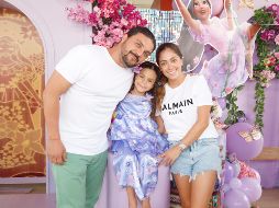 Poncho Hernández Urtiz, María Hernández de la Torre y Elisa de la Torre. GENTE BIEN JALISCO/Claudio Jimeno