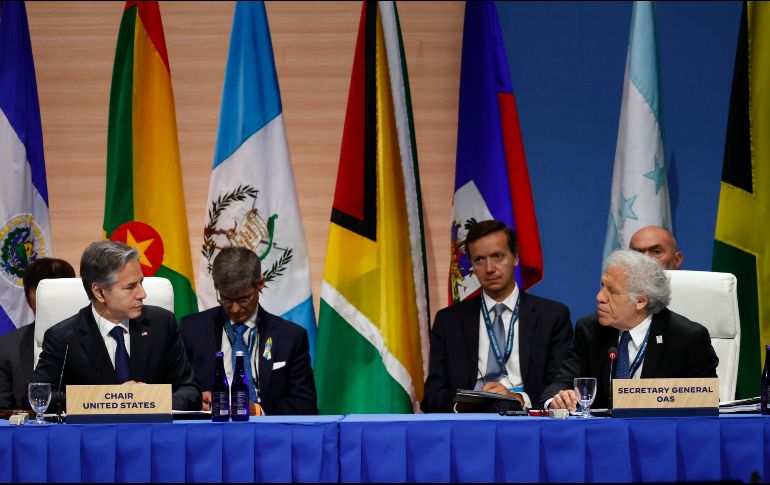 Iniciaron los trabajos en la Cumbre de las Américas. EFE/A. Valdés