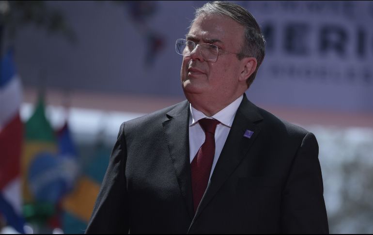 El canciller Ebrard es cuestionado sobre las opiniones expresadas por Cruz y Rubio sobre el Presidente Andrés Manuel López Obrador. AFP / A. Moneymaker