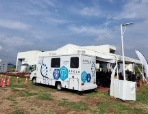 Para agendar cita y hacerte una prueba en esta unidad itinerante puedes llamar o mandar mensaje de texto al WhatsApp 3332549065. EL INFORMADOR / E. Gómez