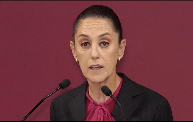 Claudia Sheinbaum expresó sus ideales de izquierda durante el discurso. SUN/ARCHIVO