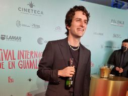 El mexicano Darío Yazbek apareció en la alfombra roja, quien en esta ocasión viene como invitado del FICG. EL INFORMADOR / K. Esparza