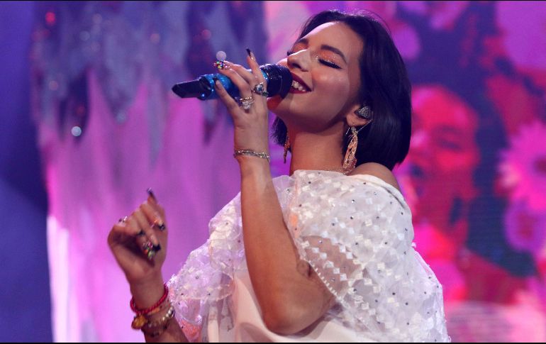 Ángela Aguilar vivió un momento bochornoso en Zacatecas. SUN/ARCHIVO