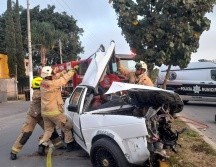 Muere joven prensado tras choque en Camino Viejo a Tesistán