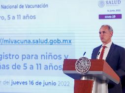 Hugo López-Gatell descartó asimismo que en el país estemos en una quinta ola de COVID-19. EFE/I. Esquivel