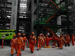 Durante la mañanera de este miércoles, el Presidente dice que la refinería entrará en un periodo de prueba el próximo 2 de julio. SUN / ARCHIVO