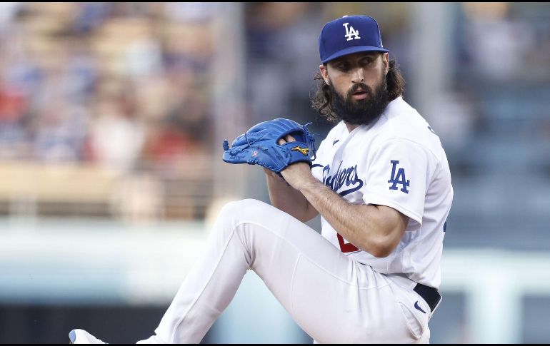 El derecho Tony Gonsolin ha admitido dos carreras o menos en sus 12 aperturas esta temporada. AFP  / M. Owens