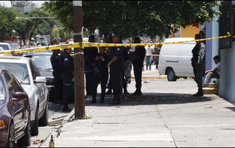 En el lugar se encontró un casquillo; no hubo lesionados. EL INFORMADOR/ARCHIVO