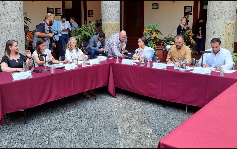 La Comisión de Gobernación del Congreso estatal durante la sesión de este miércoles. EL INFORMADOR/R. Rivas