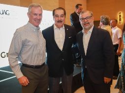 Robert Grosse, Antonio Leaño Reyes y Andrés Canales. GENTE BIEN JALISCO/Antonio Martínez