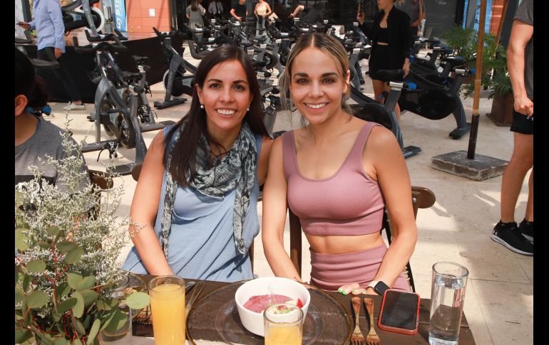 Desayuno y clase indoor cycling by Refuse! & Sport Solutions. Marifer Oruña y Pamela Godínez. GENTE BIEN JALISCO/Antonio Martínez