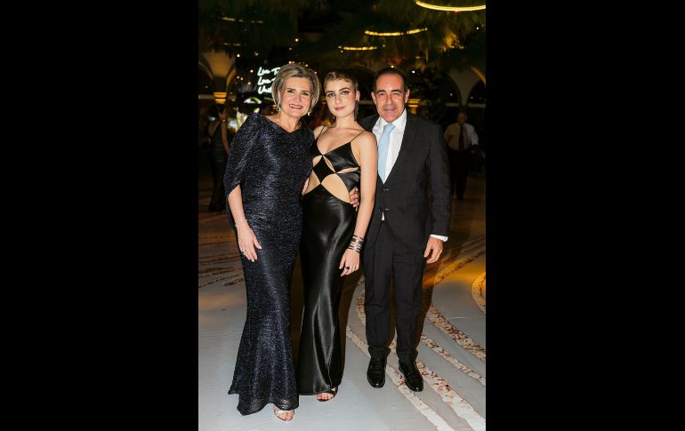 Hermine Reichenberer, Elfriede Suárez y Jorge Suárez. GENTE BIEN JALISCO/Jorge Soltero