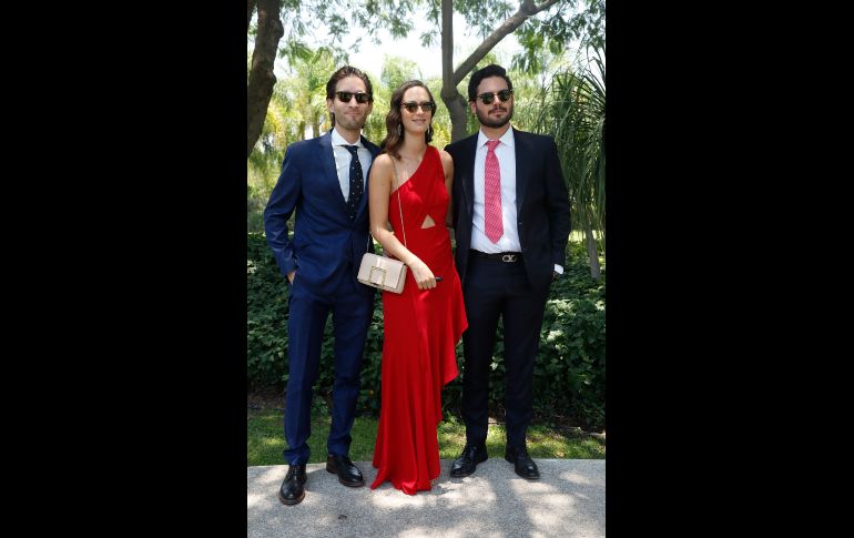 Diego Martínez, Inés Chalarir y David Parra. GENTE BIEN JALISCO/Claudio Jimeno