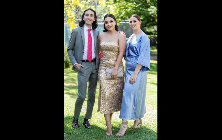 Óscar González, Marifer González y Michel Deisenmann. GENTE BIEN JALISCO/Claudio Jimeno