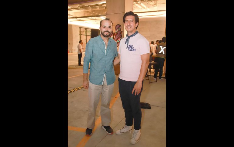 Héctor Guzmán y Luis Antonio Olivares. GENTE BIEN JALISCO/Antonio Martínez