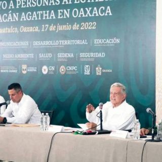 Anuncian plan millonario para afectados por "Agatha"