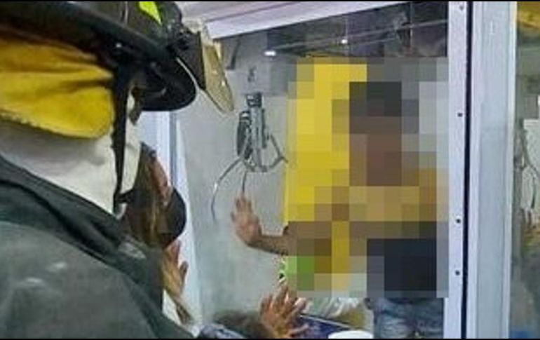 El hallazgo ocurrió en la colonia Guadalupe Tepeyac, en Ciudad de México. ESPECIAL / Bomberos de la Ciudad de México