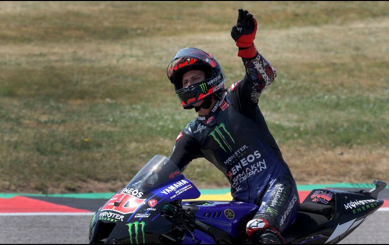 Con estos resultados, Quartararo es más líder al acumular un total de 172 puntos. AFP/R. HARTMANN