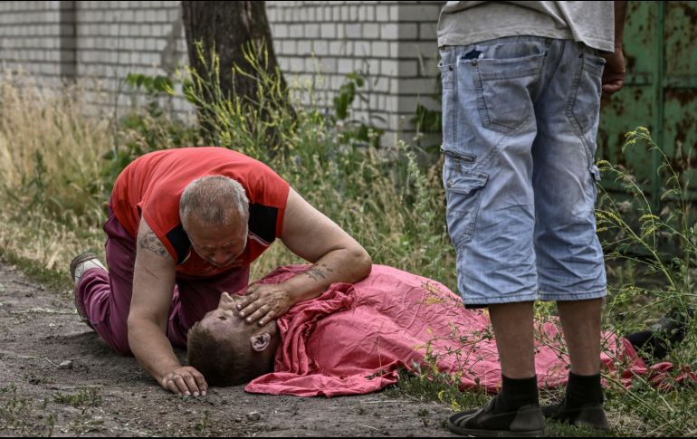 Los fallecidos por la guerra, sin freno. AFP