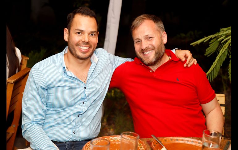 Alex Sandoval y José Vilariño. GENTE BIEN JALISCO/ Claudio Jimeno