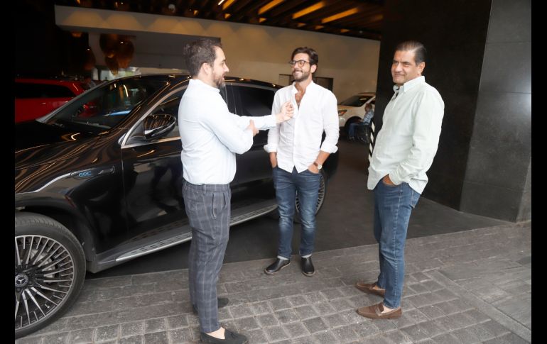 Luis Fernández del Valle, Lalo Orozco y Eduardo Orozco González. GENTE BIEN JALISCO/Claudio Jimeno