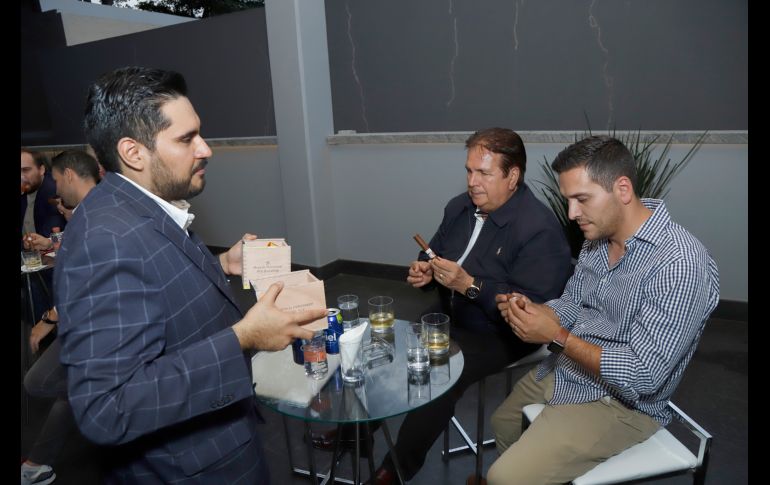 Jordan Jaimes, Alfonso Borrego Aguirre y Alfonso Borrego Haik. GENTE BIEN JALISCO/Claudio Jimeno