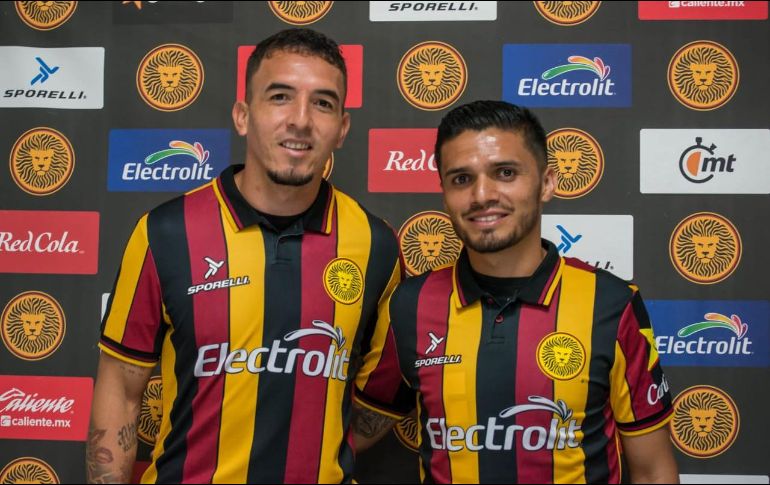 Leones Negros de la UdeG presentó este martes a sus dos refuerzos, Óscar Raí Villa y Miguel Vallejo. CORTESÍA