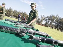 La Sedena y el gobierno estatal recolectan armas de fuego para su posterior destrucción. EL INFORMADOR/Archivo