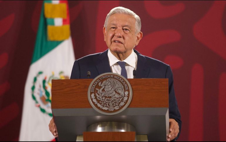 Durante la “mañanera” de este miércoles, López Obrador señala que el nuevo titular de la UIF no le informa porque tiene “otro estilo”. SUN / G. Espinosa