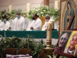 Los padres jesuitas Javier Campos Morales y Joaquín César Mora Salazar fueron asesinados el lunes junto con el guía de turistas Pedro Palma Gutiérrez en el templo de la comunidad de Cerocahui. SUN / V. Rosas