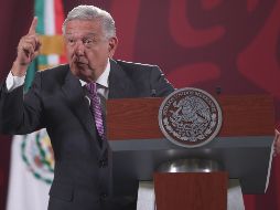 López Obrador indica que hasta el momento se han registrado 3 millones 015 mil 979 menores para ser inmunizados. EFE / S. Gutiérrez