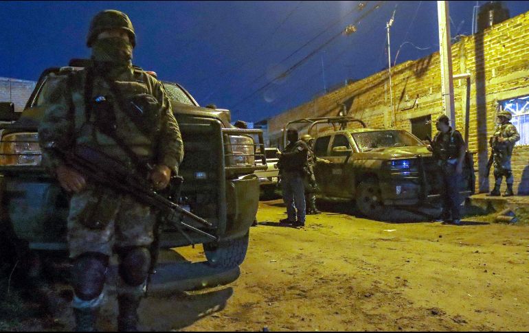 El enfrentamiento que se registró la noche de ayer miércoles dejó, hasta el momento, 12 muertos. AFP / U. Ruiz