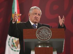 López Obradro refiere el caso de los asesinatos en Chihuahua de los dos sacerdotes y el guía de turista e indica que siguen investigando. EFE / S. Gutiérrez