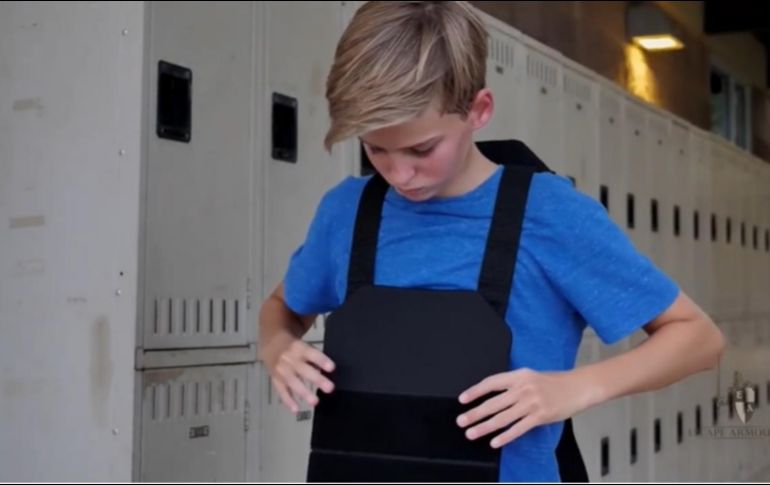 El chaleco antibalas creado por Escape Armour está diseñado para resistir balas de alto impacto. ESPECIAL/Escape Armour