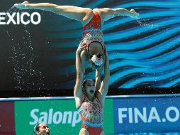 La rutina de las mexicanas con elementos prehispánicos y ejecuciones con alto nivel de dificultad fueron del agrado de los jueces. ESPECIAL