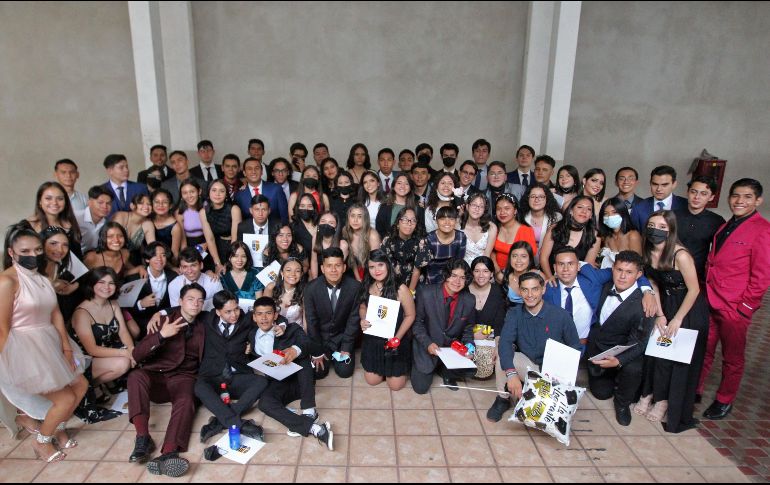 Estudiantes de la generación 2019-2022 del Bachillerato Pedro Arrupe SJ. EL INFORMADOR/A. Camacho