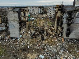 El último ataque ruso en junio fue contra una fábrica en la periferia de Kiev y dejó un herido. AFP / N. García