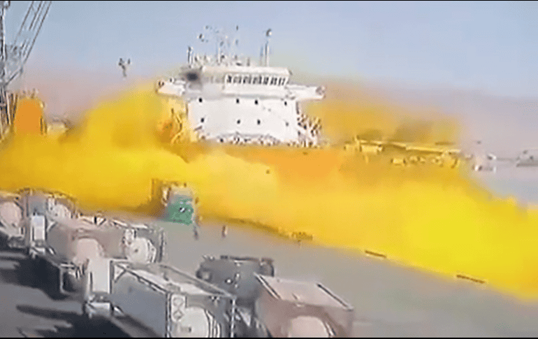 Autoridades de Jordania anunciaron que el contenido del gas no ha podido ser identificado. TWITTER