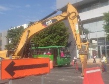 Las obras de intervención para ampliar el Paseo Alcalde se realizan en el tramo de la avenida 16 de Septiembre, entre las calles Libertad y Leandro Valle. ESPECIAL / Gobierno de Guadalajara