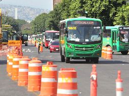 Las rutas modificarán su recorrido de 6 am hasta el mediodía. EL INFORMADOR/ARCHIVO
