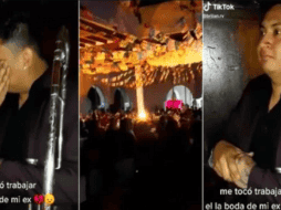 Se ha vuelto viral en TikTok el caso de un músico que asistió a una boda en Guadalajara, en la cual se llevó una gran sorpresa al saber que era su ex la que se casaba. SUN.