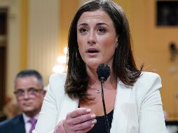 Cassidy Hutchinson se ha convertido en una testigo fundamental en el caso del asalto del Capitolio del 6 de enero de 2021. AP/J. Martin