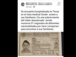 La mujer de origen chiapaneco no está entre las víctimas, a pesar de que su identificación fue encontrada en una de las personas heridas. SUN/ESPECIAL