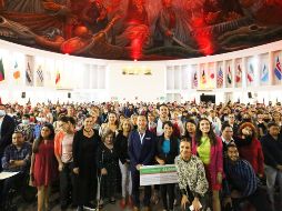 El alcalde Pablo Lemus destacó que es necesario trabajar en conjunto en materia de personas con discapacidad. ESPECIAL/Gobierno de Guadalajara