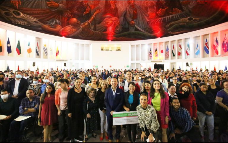 El alcalde Pablo Lemus destacó que es necesario trabajar en conjunto en materia de personas con discapacidad. ESPECIAL/Gobierno de Guadalajara