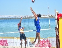 Jalisco se quedó ayer con la medalla de plata en voleibol de playa. TWITTER / @codejalisco