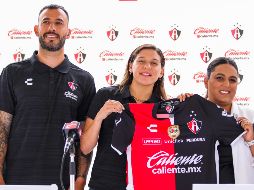 Norma asistió a la presentación de Caliente.mx como nuevo patrocinador del Atlas, y fue ahí donde se dijo comprometida con la causa rojinegra. IMAGO7