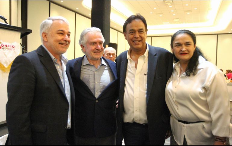 Santiago Creel impartió la conferencia “Situación Política en el país, con miras a 2024”, convocada por la asociación política Confío en México. EL INFORMADOR / A. Camacho