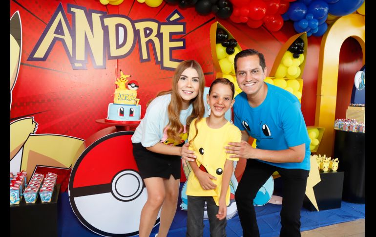 Johanna Martínez, André y Ernesto Guzmán. GENTE BIEN JALISCO/Claudio Jimeno