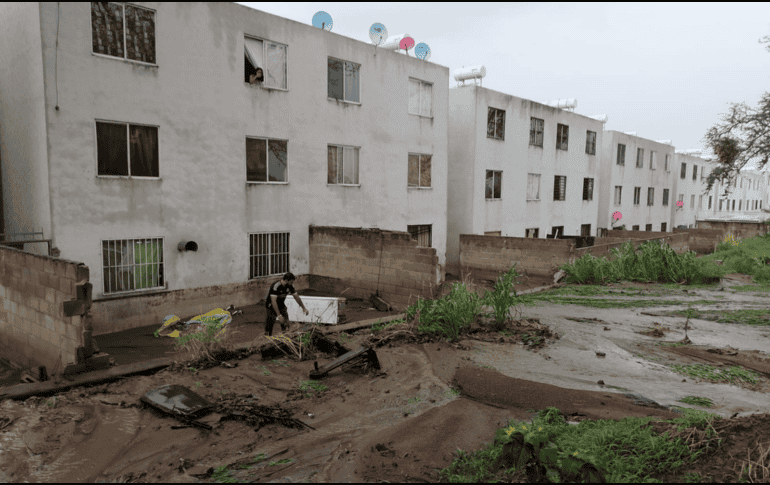 Se registraron lluvias moderadas a fuertes en Tlajomulco este miércoles. ESPECIAL/Gobierno de Tlajomulco